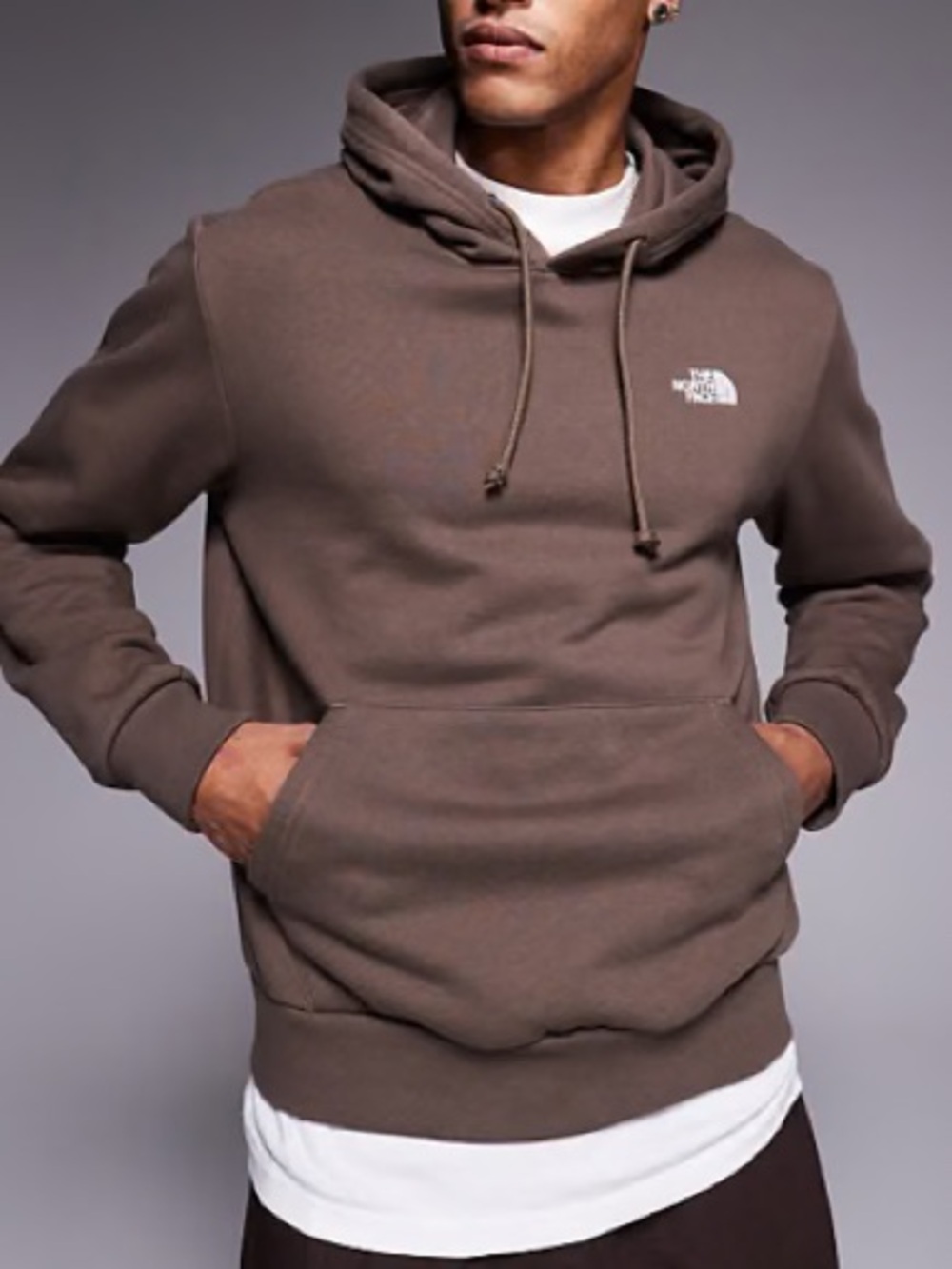 THE NORTH FACE EVOLUTION HOODIE IN SMOKEY BROWN - XL